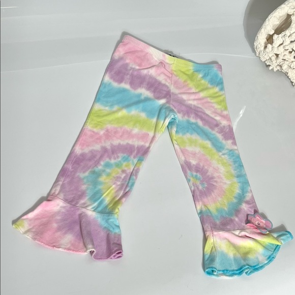 JM Collection Girls Tie-dye 2 Piece Pants Set Size 4T - Picture 10 of 15